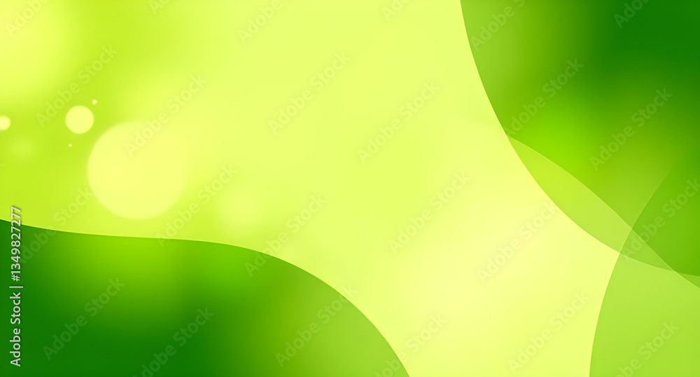 Modern green vector abstract background