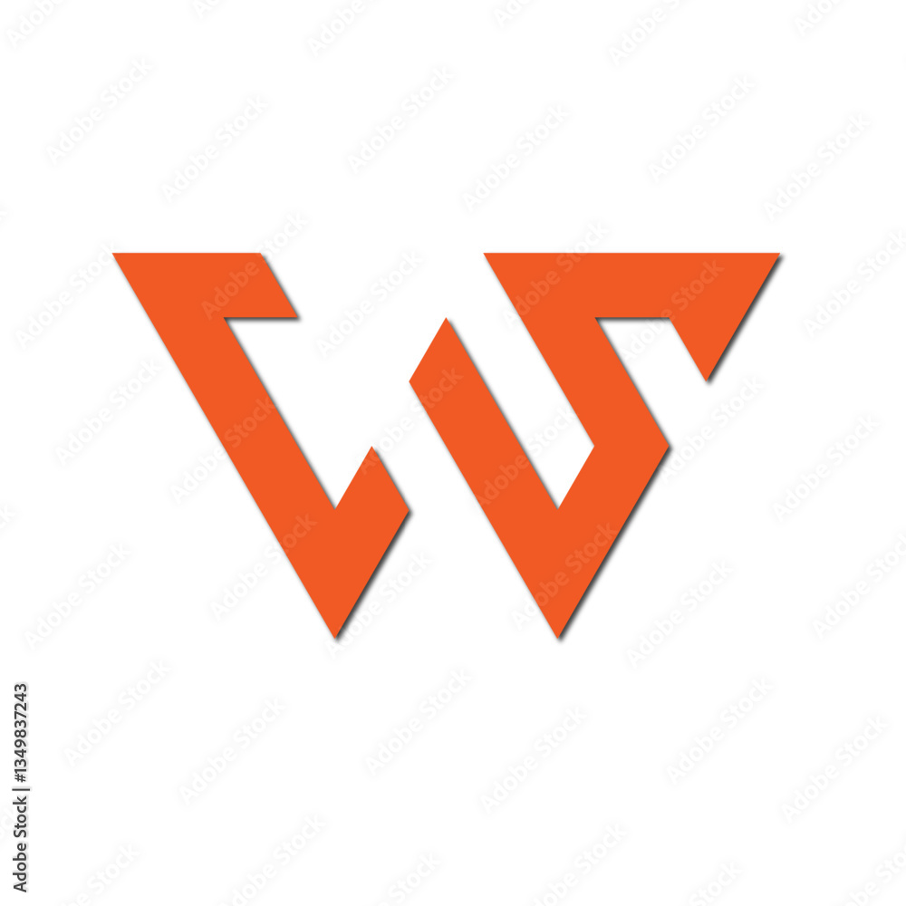 Web line modern color full logo design Web line modern color full logo design