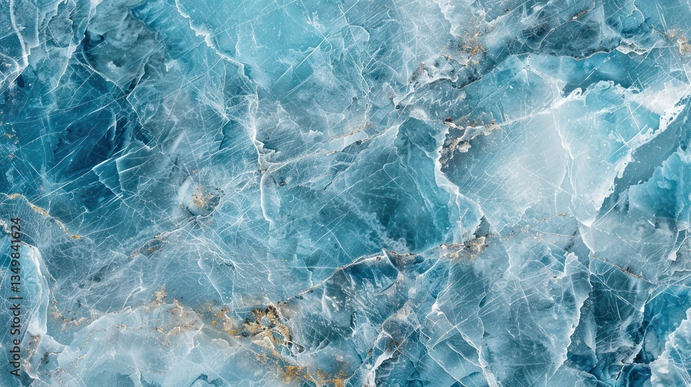 Obraz premium Abstract blue and white marble pattern background