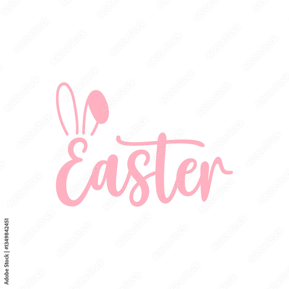 Easter typography clip art design on plain white transparent isolated background for card, shirt, hoodie, sweatshirt, apparel, tag, mug, icon, poster or badge Easter typography clip art design on plain white transparent isolated background for card, shirt, hoodie, sweatshirt, apparel, tag, mug, icon, poster or badge
