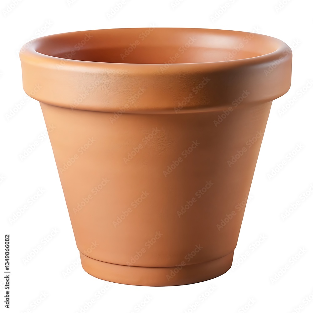a realistic terracotta clay flower pot a realistic terracotta clay flower pot