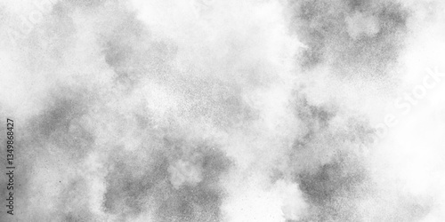 Abstract black and grey watercolor for background,  bright white paint color powder explosion, Grunge black and white Texture of chips, cracks, scratches, distressed white or grey grunge.