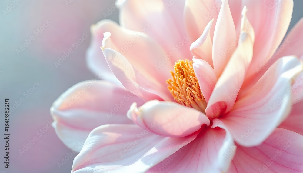 Soft Pink Magnolia Blossom Close Up Spring Flower Soft Pink Magnolia Blossom Close Up Spring Flower