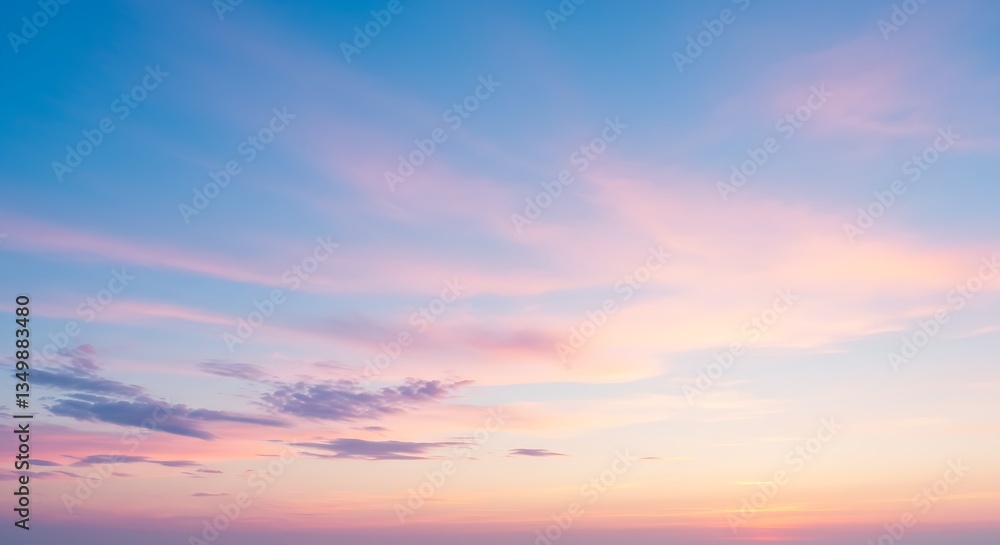 Obraz premium sunset sky with clouds