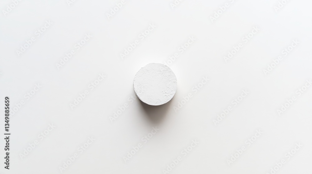 White canvas with small, centered minimalist icon. White canvas with small, centered minimalist icon.
