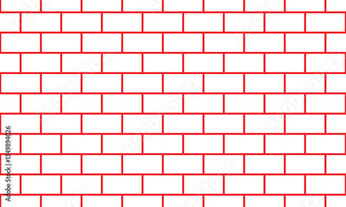 
abstract geometric red brick line pattern.