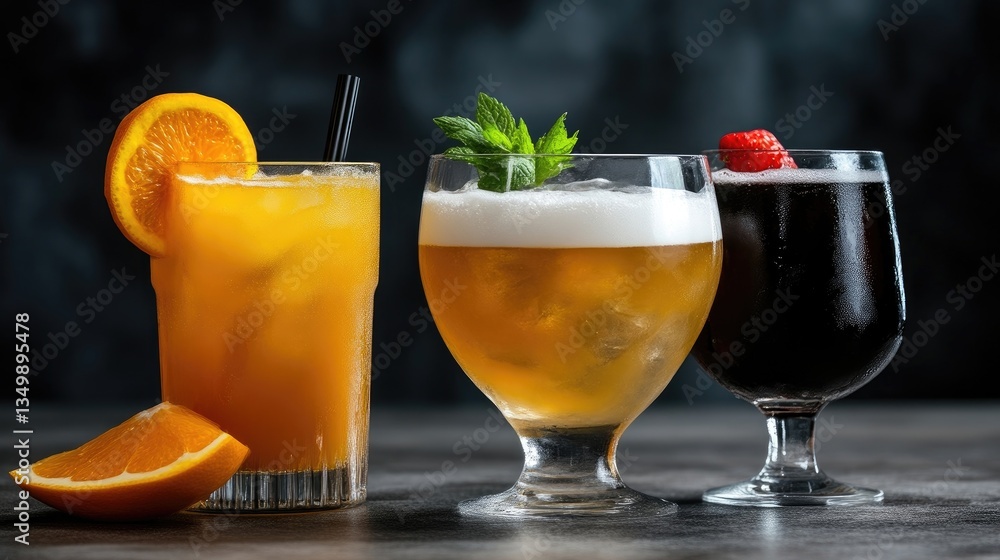 Refreshing Drinks Selection Refreshing Drinks Selection