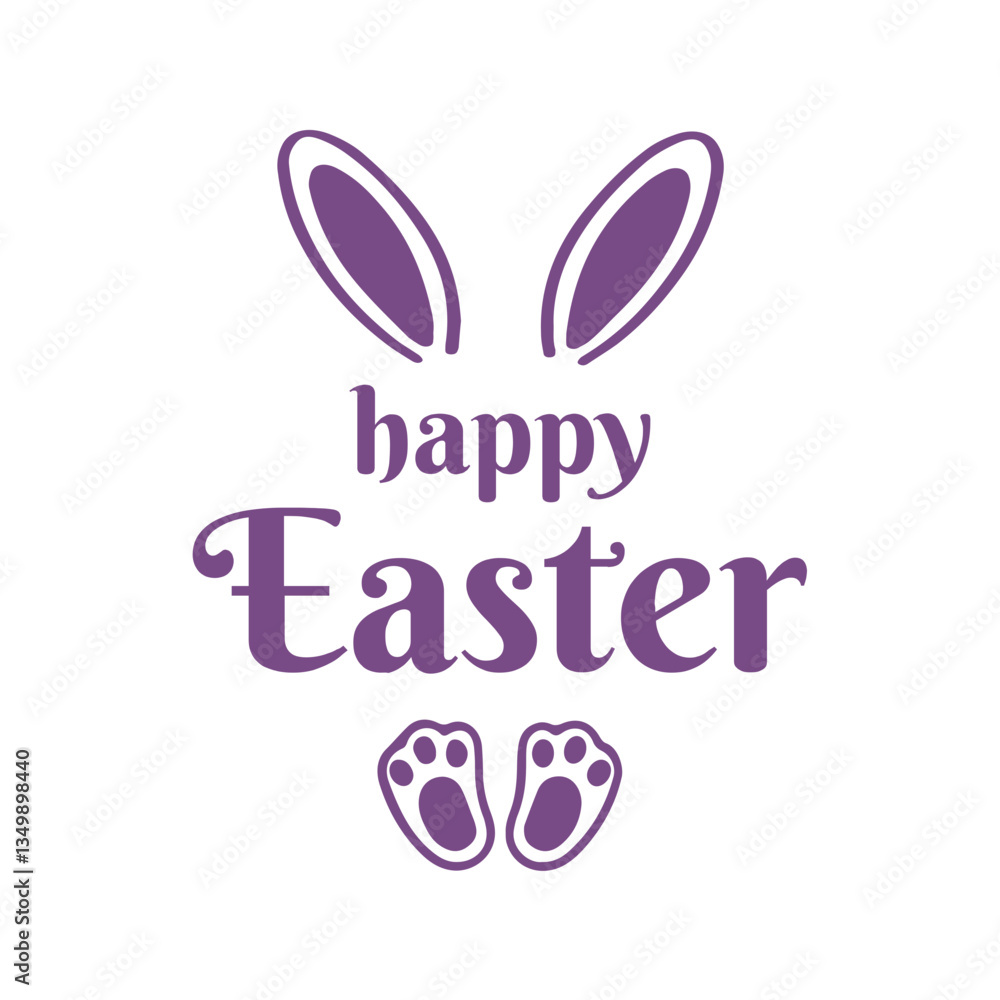 Happy Easter typography clip art design on plain white transparent isolated background for card, shirt, hoodie, sweatshirt, apparel, tag, mug, icon, poster or badge Happy Easter typography clip art design on plain white transparent isolated background for card, shirt, hoodie, sweatshirt, apparel, tag, mug, icon, poster or badge