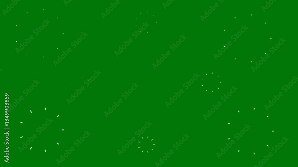 Explosive Line and Shape Blast Animations with Firework Sparkles on green Background 4k Explosive Line and Shape Blast Animations with Firework Sparkles on green Background 4k