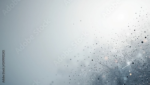 Dynamic abstract particle motion digital canvas visual art contemporary design aerial perspective motion graphics exploration