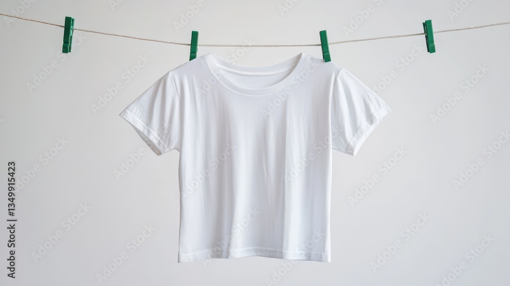 Fresh and Clean The Simplicity of a White T-Shirt. Fresh and Clean The Simplicity of a White T-Shirt.