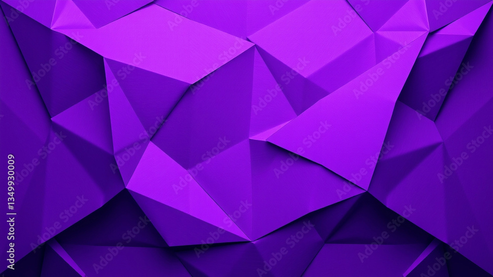 Obraz premium Abstract Geometric Background with Purple Triangular Patterns