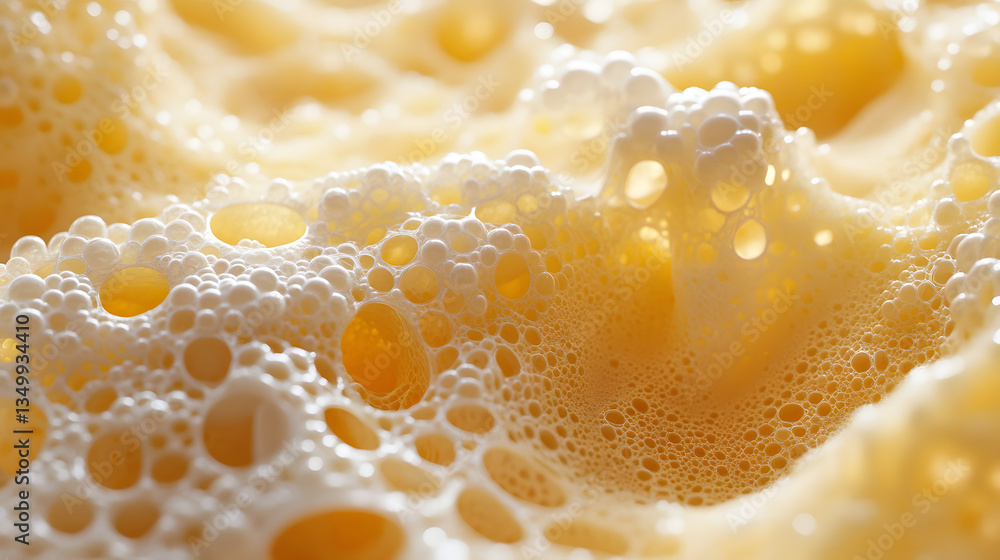 Macro Bubbles: A close-up shot of foamy bubbles creates an abstract and inviting texture, hinting at the delight of a refreshing beverage. Macro Bubbles: A close-up shot of foamy bubbles creates an abstract and inviting texture, hinting at the delight of a refreshing beverage.