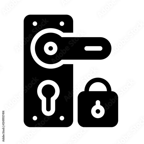 cybersecurity glyph icon
