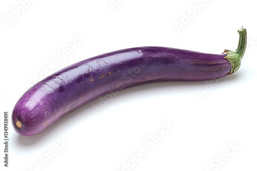 Wallpaper Mural Purple eggplant on white background Torontodigital.ca