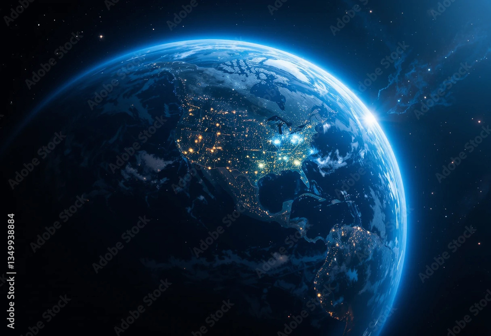 Obraz premium Earth Day 2025, Celebrating Our Planet’s Beauty