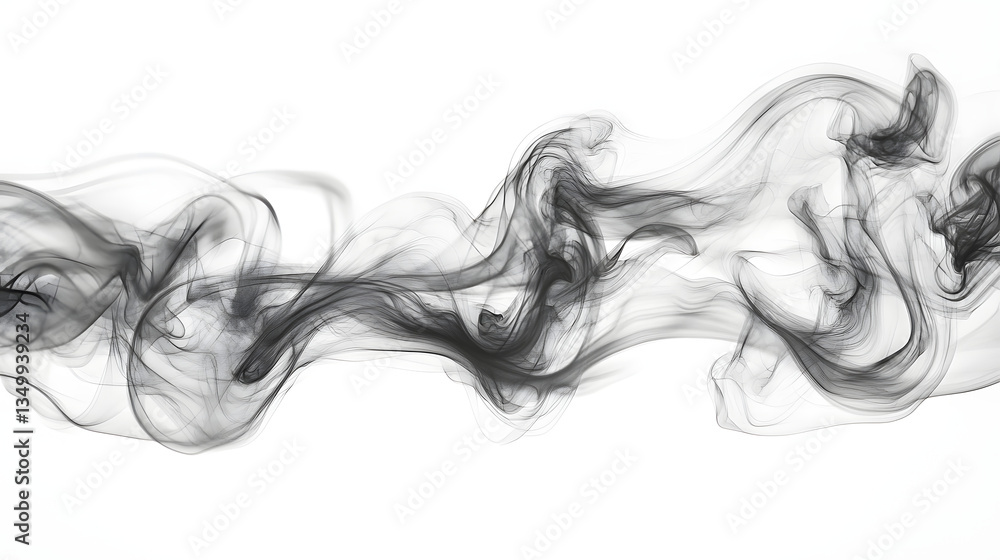 Dancing Smoke: Artistic depiction of swirling, ethereal smoke trails captured against a stark backdrop, offering a visual of impermanence and subtle elegance. Dancing Smoke: Artistic depiction of swirling, ethereal smoke trails captured against a stark backdrop, offering a visual of impermanence and subtle elegance.
