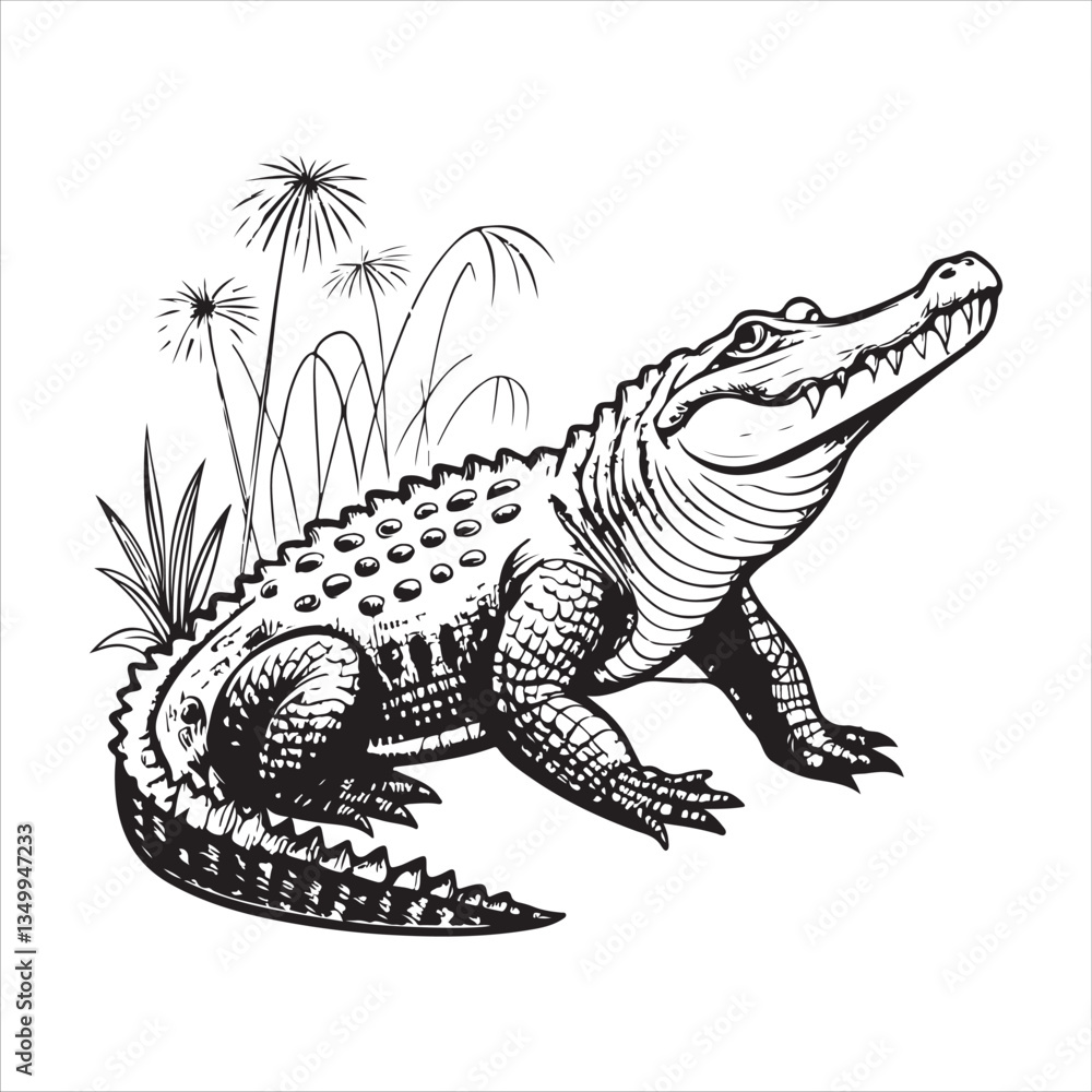 Fototapeta premium crocodile Vector