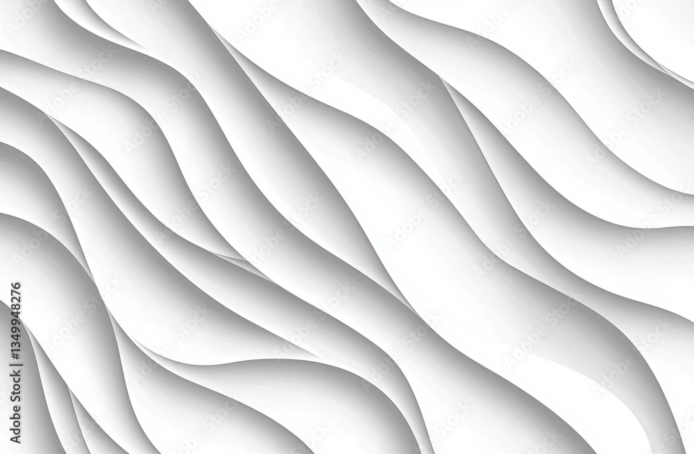 Obraz premium Abstract wavy layered design