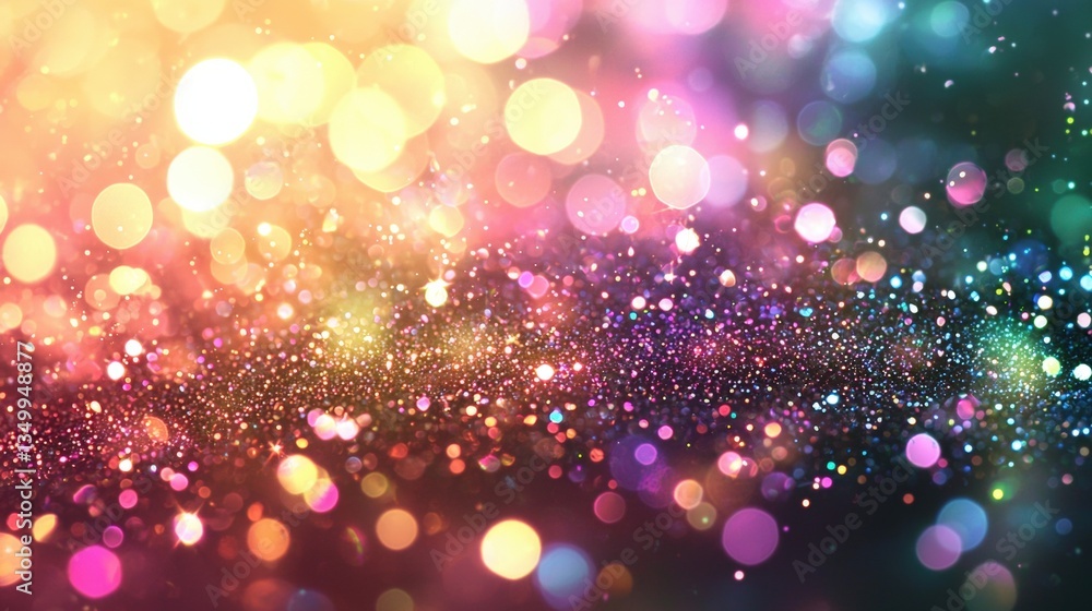 Iridescent Holographic Abstract Light Concept, Abstract colorful bokeh background with shimmering light effects. Iridescent Holographic Abstract Light Concept, Abstract colorful bokeh background with shimmering light effects.