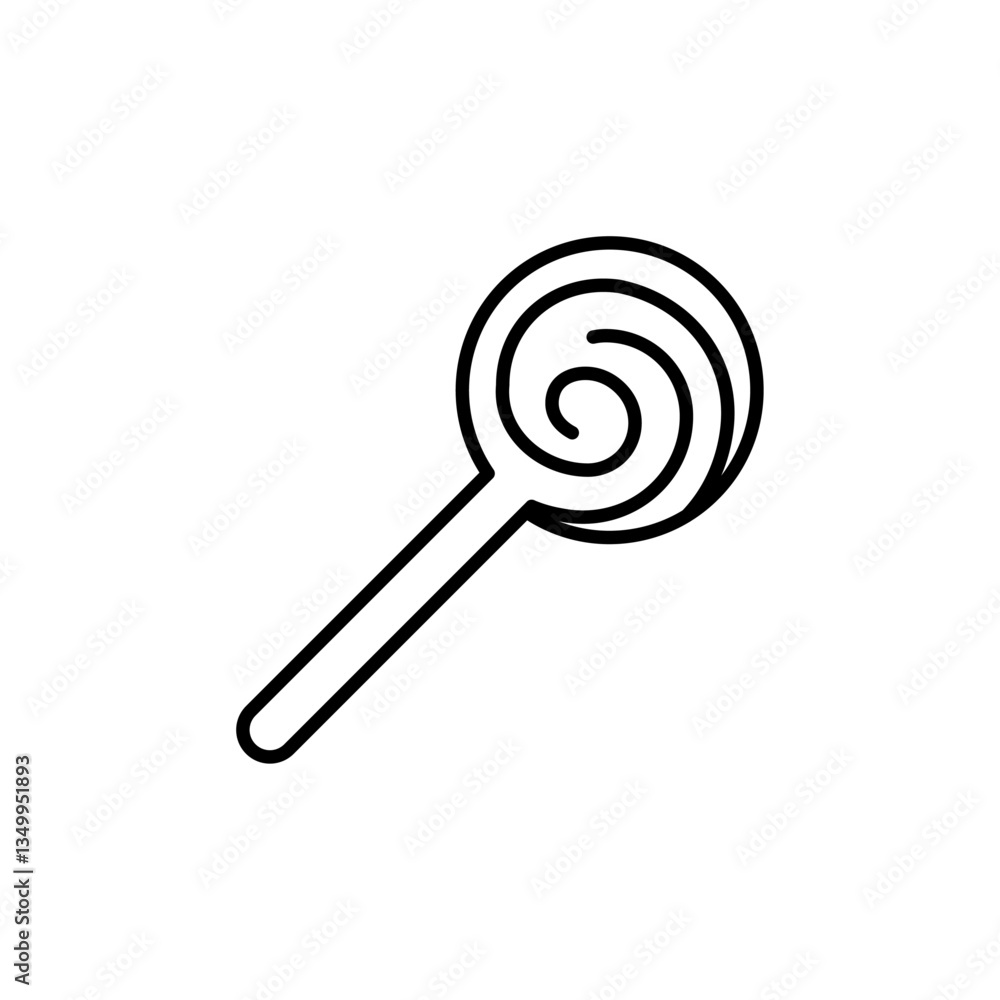 Candy Cane icon vector graphics Candy Cane icon vector graphics