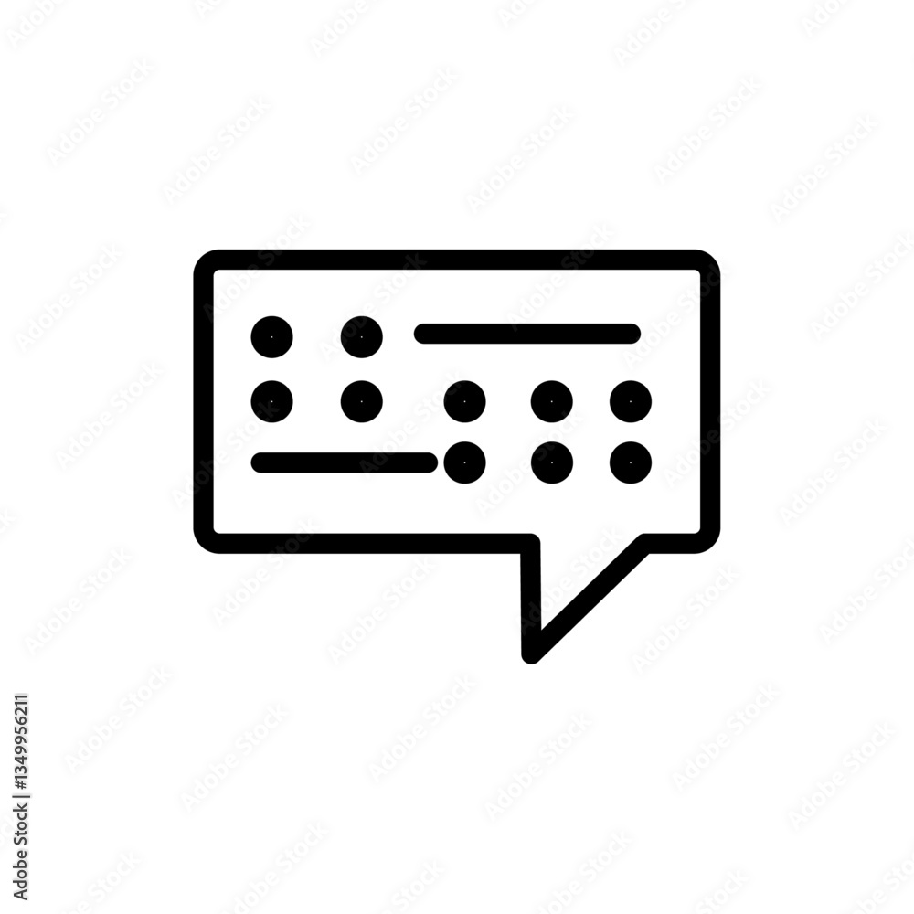 Morse code icon vector graphics Morse code icon vector graphics