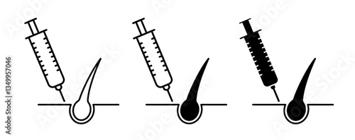 Platelet rich plasma icon vector graphics