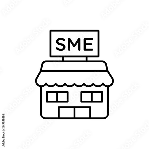 SME icon vector graphics