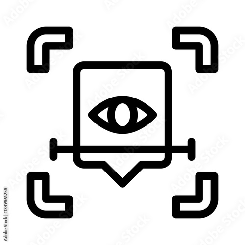 biometrics line icon
