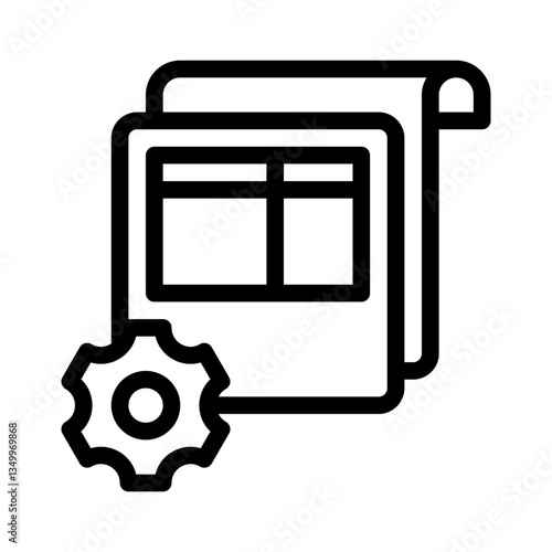 account reconciliation line icon