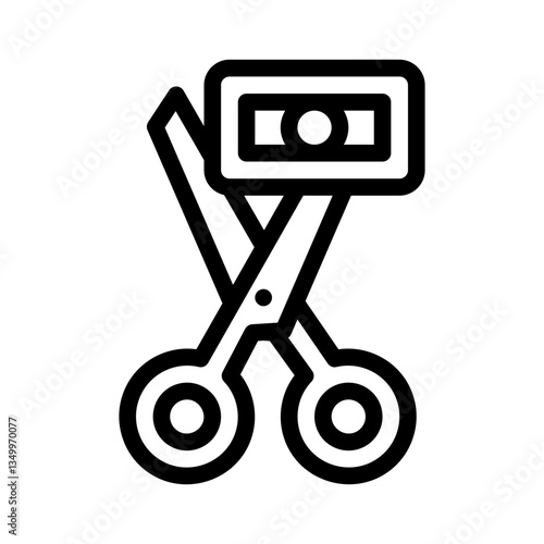 tax deductions line icon