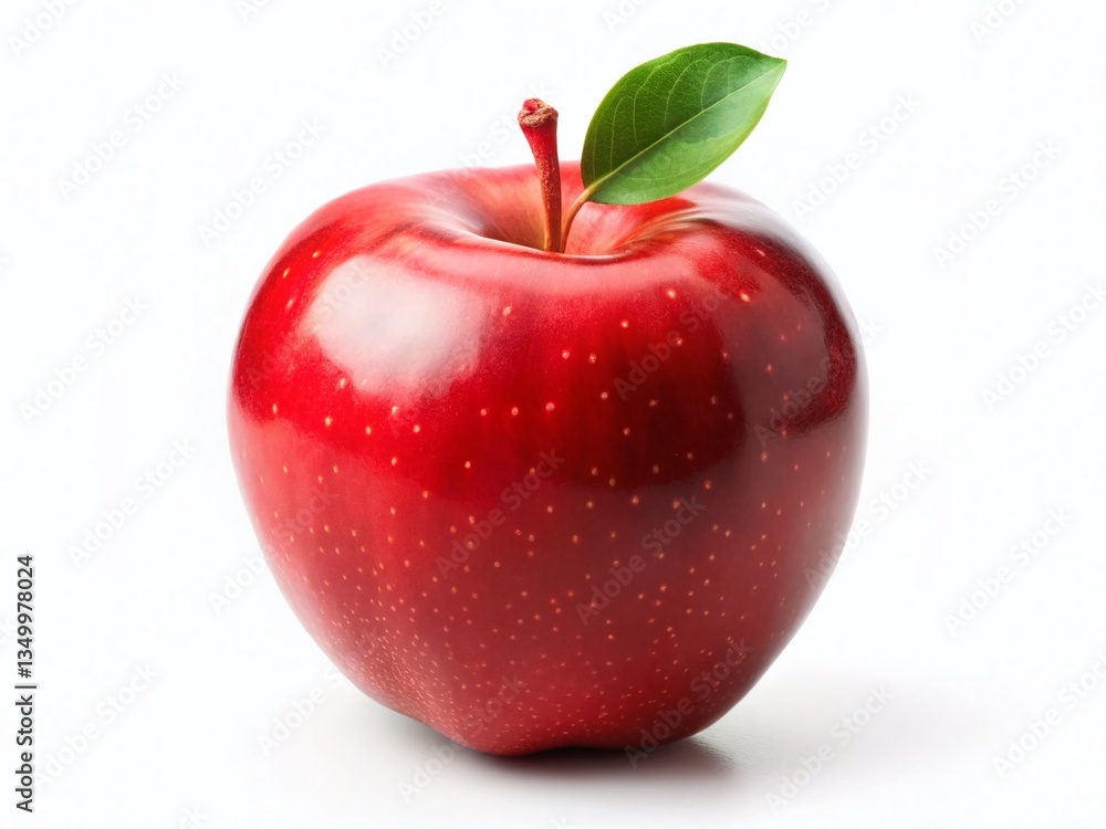 Simple Apple Fruit Illustration: Fresh Red Apple Drawing, Minimalist Food Design Simple Apple Fruit Illustration: Fresh Red Apple Drawing, Minimalist Food Design