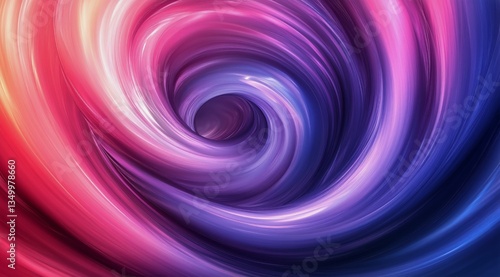 Abstract Swirl of Vibrant Colors Creating a Captivating Visual Effect at Sunset