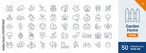 Garden icons Pixel perfect. ecology, plante, nature,...	
