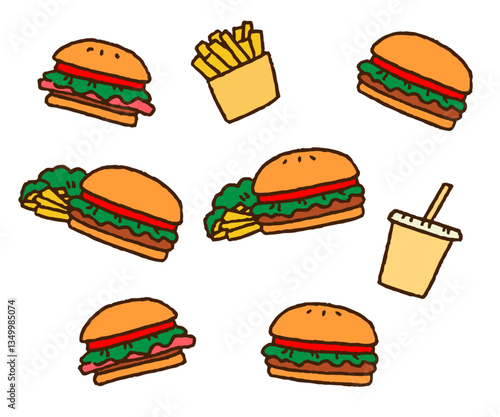 ハンバーガーセット