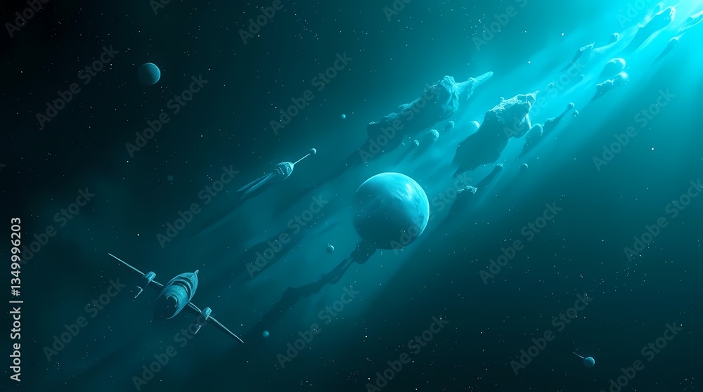 Celestial Voyage: A breathtaking view of cosmic bodies in space. Capturing celestial bodies and exploration in a dreamlike, aesthetic rendition. Celestial Voyage: A breathtaking view of cosmic bodies in space. Capturing celestial bodies and exploration in a dreamlike, aesthetic rendition.