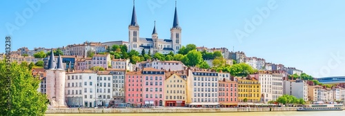 European Cityscape with Colorful Buildings