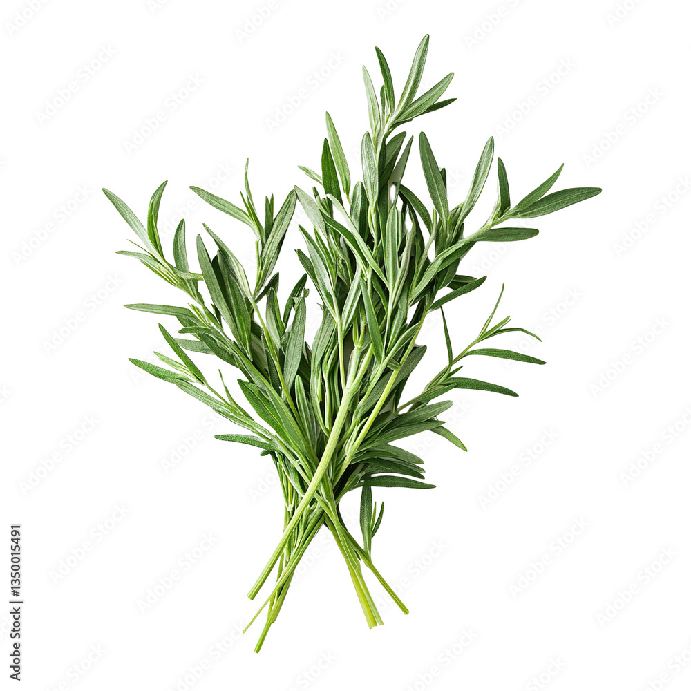 Fototapeta premium Rosemary isolated on Clipart Png Transparent Background