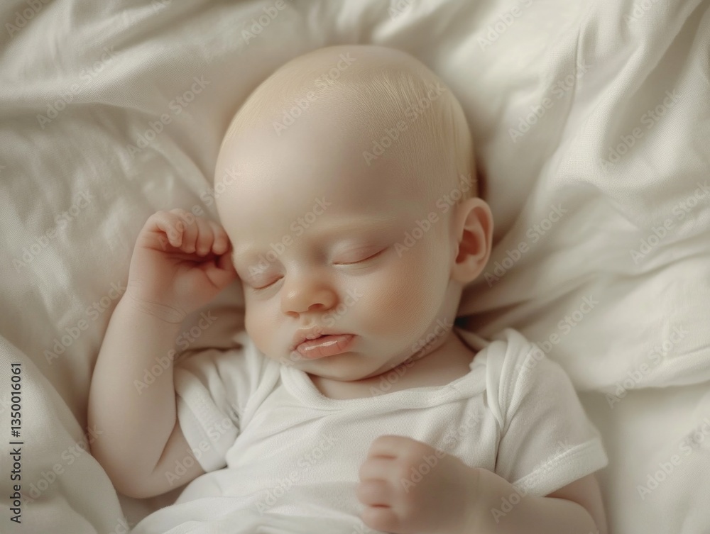 A peaceful moment of a newborn baby resting on soft blankets. The innocence and serenity captured in this image represent the purest form of life's simplicity. A peaceful moment of a newborn baby resting on soft blankets. The innocence and serenity captured in this image represent the purest form of life's simplicity.