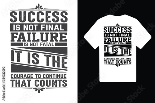 Motivational Quote T-Shirt Design | Inspirational Typography Tee