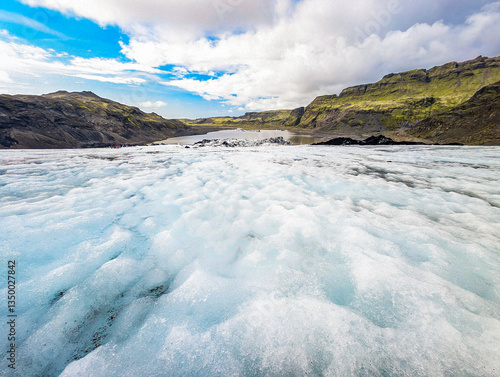 Wallpaper Mural Solheimajokull glacier in Katla Geopark on Icelandic South Coast Torontodigital.ca