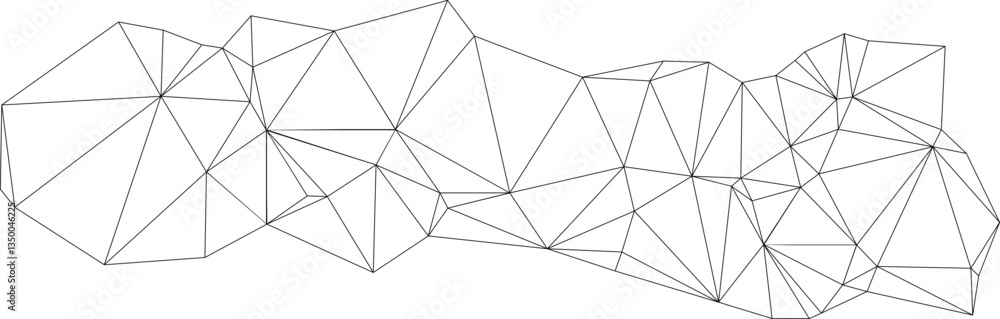 Obraz premium Abstract Trisngle Grid