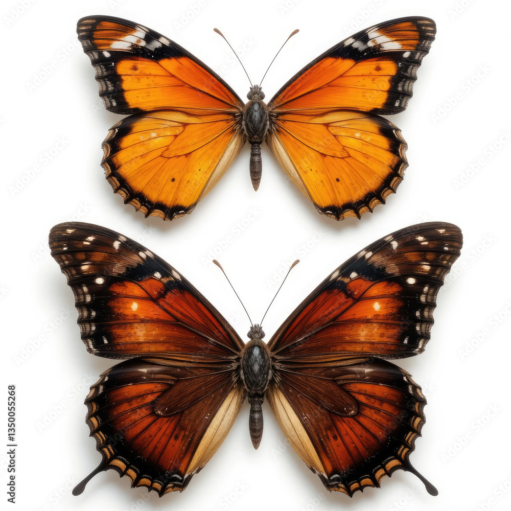 Fototapeta premium set of colorful butterflies