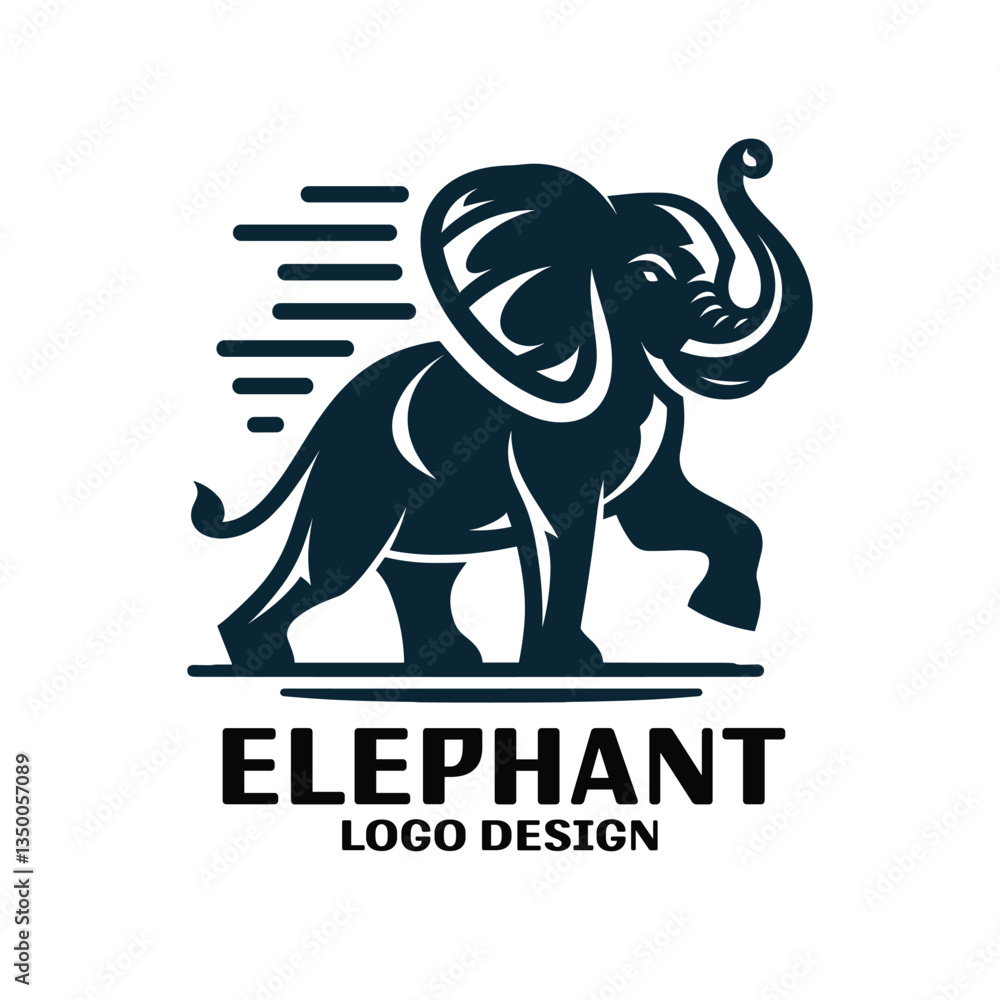 Obraz premium Elephant Vector Logo Design