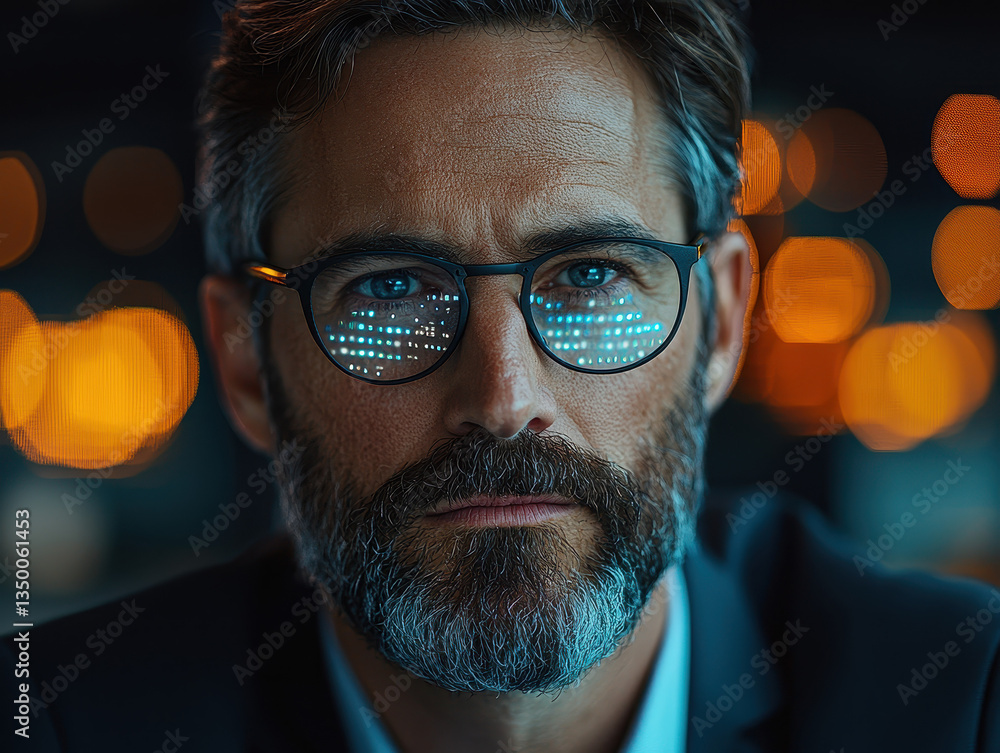 Virtual meeting with manipulated facial features in corporate setting highlighting cyber threat awareness Virtual meeting with manipulated facial features in corporate setting highlighting cyber threat awareness