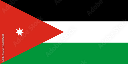 Jordan Flag, National Symbol of Jordan