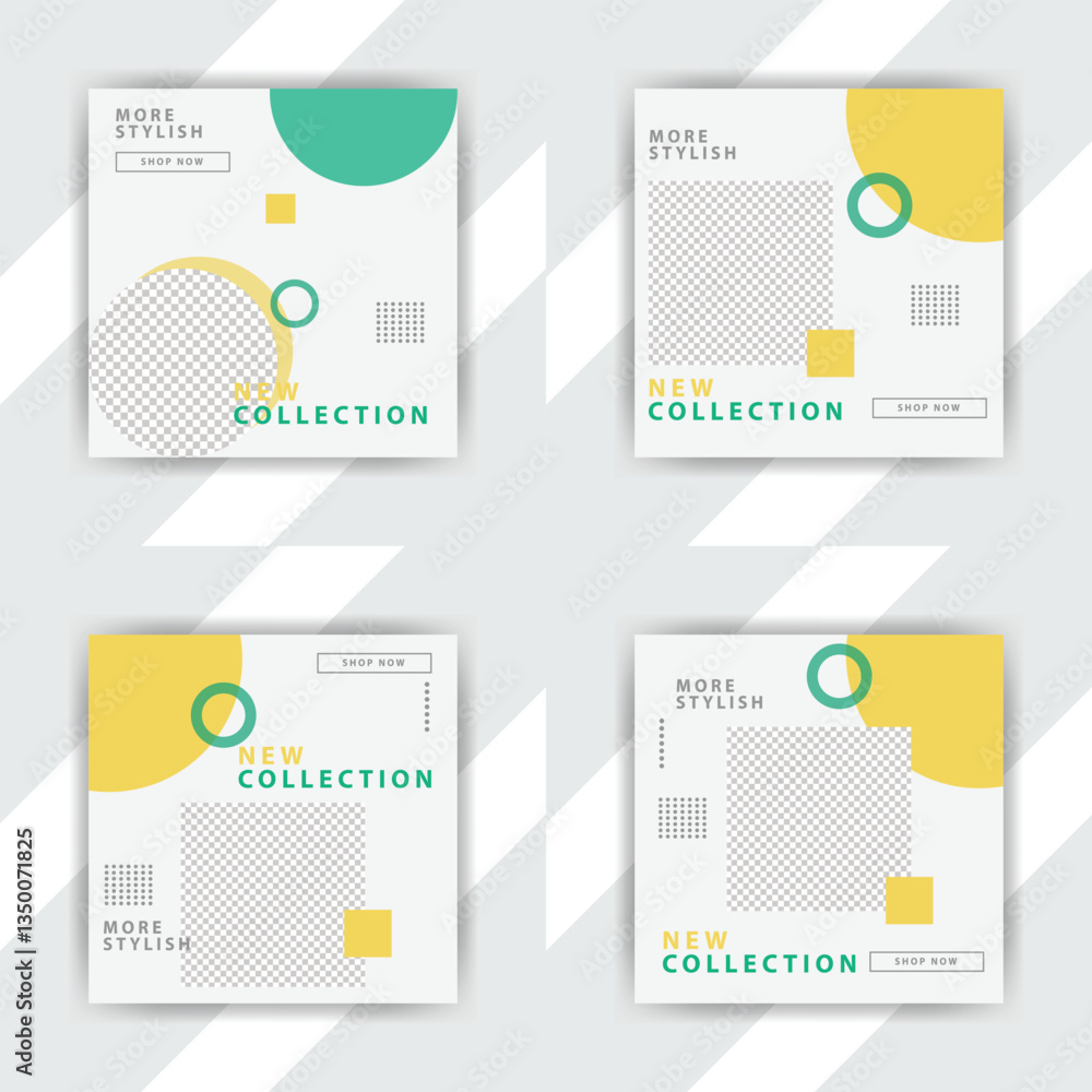 Modern Minimalist Social Media Post Template for New Collection Modern Minimalist Social Media Post Template for New Collection