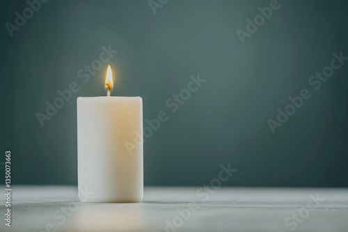 Wallpaper Mural Soft glow of candlelight illuminates serene space, creating tran Torontodigital.ca