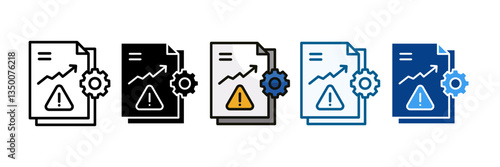 Incident Management  Icon Set Multiple Style Collection
