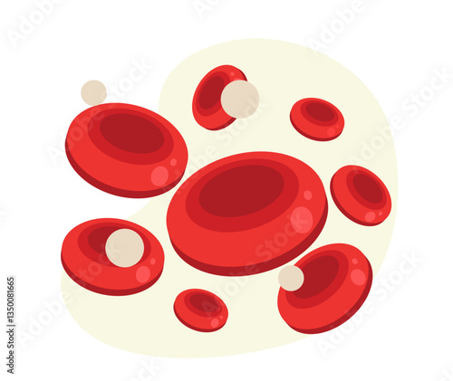 Red Blood Cell Icon stock illustration